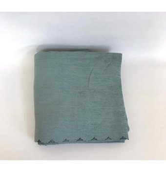 Laris Pamuklu - Polyester Süngersiz Çizgili Yeşil Tekli Koltuk Örtüsü 215x175 cm