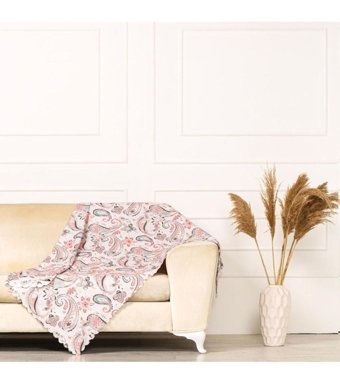 Benimol Polyester Süngersiz Gri Tekli Koltuk Örtüsü 175x215 cm