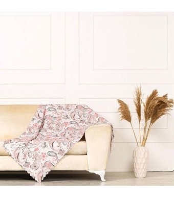 Benimol Polyester Süngersiz Gri Tekli Koltuk Örtüsü 175x215 cm