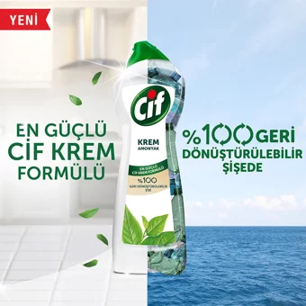 Cif Limon Kokulu Amonyaklı Sprey Aerosol Yüzey Temizleyici 2x750 ml + Cif Sprey Aerosol 400 ml