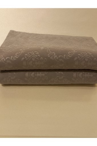 Ceyizimdekor Polyester Polar Jakarlı Süngerli Lacivert Üçlü Koltuk Örtüsü 180x215 cm
