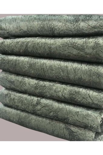 Kkdizayn Polyester Jakarlı Süngerli Çizgili Yeşil Tekli Koltuk Örtüsü 170x210 cm