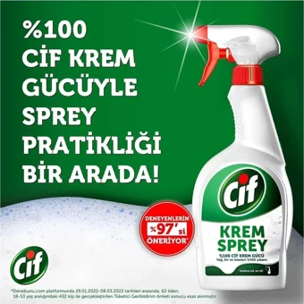 Cif Krem Sprey Yüzey Temizleyici 750 ml