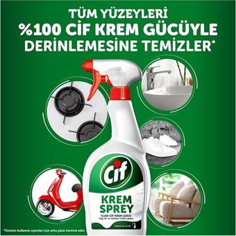Cif Krem Sprey Yüzey Temizleyici 750 ml