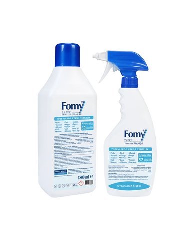 Fomy Köpük Sabun Konsantre Kokulu Yüzey Temizleyici 1.8 lt + Yüzey Temizlik Köpüğü 750 ml