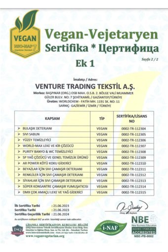 Esay Süper Konsantre Vegan-Eco Friendly Yüzey Temizleyici 1 lt