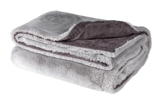 Bc Home Polyester Peluş Süngersiz Düz Gri Tekli Koltuk Örtüsü 90x140 cm