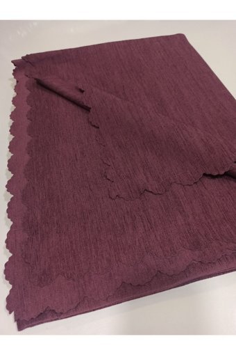 Şener Home Kadife Polar Süngersiz Düz Mor Tekli Koltuk Örtüsü 175x215 cm