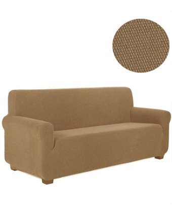 Uygar Home Pamuklu - Polyester Likralı Süngerli Düz Giydirmeli Lacivert Tekli Koltuk Örtüsü 180x230 cm