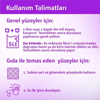 Marc Lavanta Kokulu Yüzey Temizleyici 2x900 ml