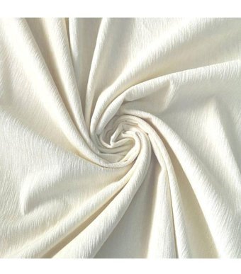 Bursalı Pamuklu - Polyester Kanvas Jakarlı Süngersiz Düz Bej Üçlü Koltuk Örtüsü 180x220 cm