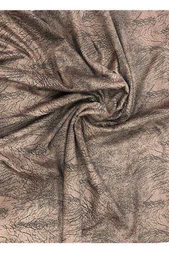 Lavina Pamuklu - Polyester Nubuk Süngersiz Çizgili Pembe Tekli Koltuk Örtüsü 130x170 cm