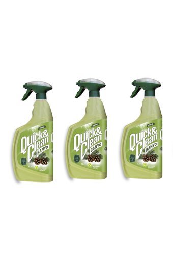 Eyüp Sabri Tuncer Quick & Clean Çam Yağı ve Sirke Kokulu Çok Amaçlı Banyo Yüzey Temizleyici 3x1 lt