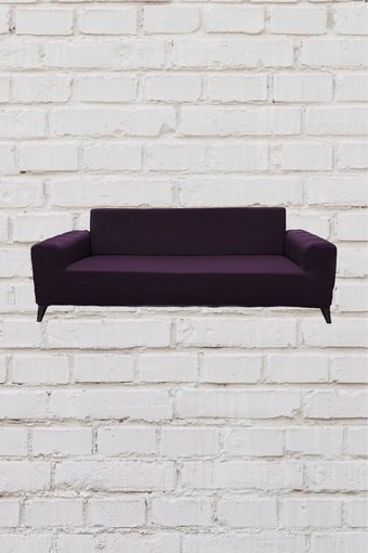 Şahane Ev Mikro Polyester Likralı Jakarlı Süngersiz Düz Giydirmeli Lastikli Fuşya İkili Koltuk Örtüsü 55x8 cm