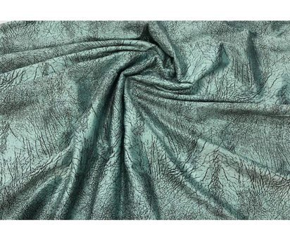 Lavina Pamuklu - Polyester Nubuk Süngersiz Çizgili Yeşil Tekli Koltuk Örtüsü 130x170 cm
