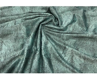 Lavina Pamuklu - Polyester Nubuk Süngersiz Çizgili Yeşil Tekli Koltuk Örtüsü 130x170 cm