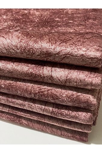 Ayhan Home Polyester Süngerli Mermer Desenli Pembe Tekli Koltuk Örtüsü 175x215 cm