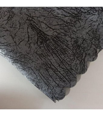 Baladi Home Kadife Süngerli Mermer Desenli Gri Tekli Koltuk Örtüsü 170x210 cm