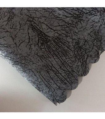 Baladi Home Kadife Süngerli Mermer Desenli Gri Tekli Koltuk Örtüsü 170x210 cm