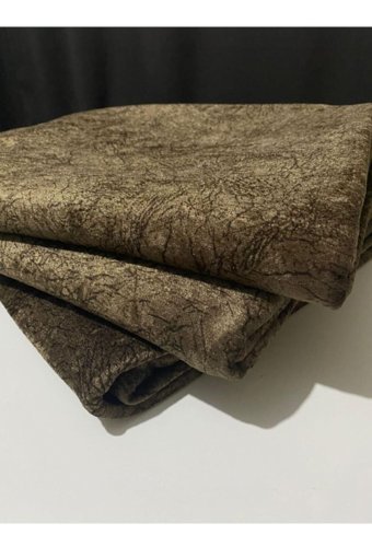 Esse Kadife Polar Jakarlı Süngerli Haki Üçlü Koltuk Örtüsü 120x200 cm