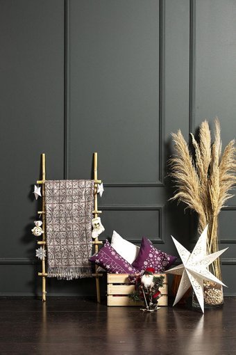 Modafabrik Polyester Örgü Saçaklı Süngersiz Geometrik Desenli Beyaz Tekli Koltuk Örtüsü 140x140 cm