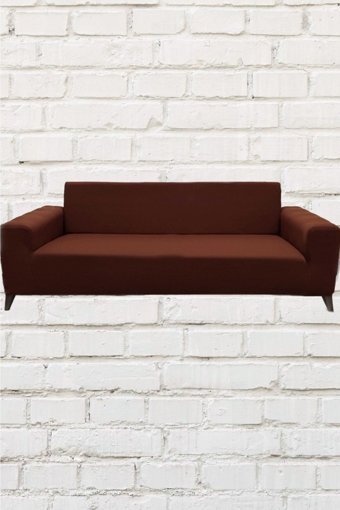 Şahane Ev Mikro Polyester Likralı Jakarlı Süngersiz Düz Giydirmeli Lastikli Kiremit Tekli Koltuk Örtüsü 140 cm