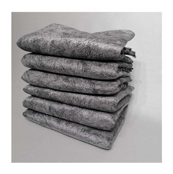 Aksa Home Kadife Süngerli Mermer Desenli Gri Tekli Koltuk Örtüsü 170x220 cm