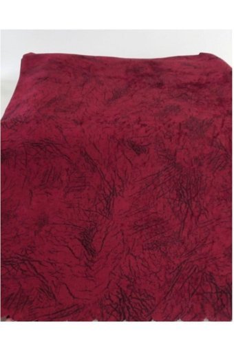 Hilal Home Kadife Süngerli Çizgili Bordo Tekli Koltuk Örtüsü 170x240 cm