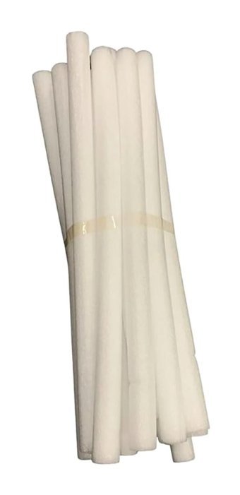 Güzelevim Polyester Süngersiz Düz Giydirmeli Beyaz Koltuk Örtüsü 18 cm