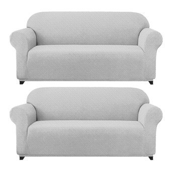 Elgeyar Polyester Likralı Jakarlı Süngersiz Armürlü Giydirmeli Bej Altılı Koltuk Örtüsü 180x230 cm