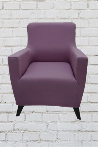 Şahane Ev Mikro Polyester Likralı Jakarlı Süngersiz Düz Giydirmeli Lastikli Pembe Tekli Koltuk Örtüsü 140 cm