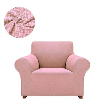 Furkanticaret Pamuklu - Polyester Likralı Süngersiz Düz Giydirmeli Somon Tekli Koltuk Örtüsü 90x100 cm