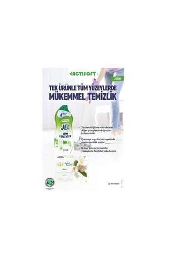 Aktisoft Bahar Tazeliği Kokulu Yüzey Temizleyici 750 ml