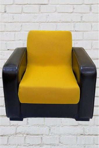 Şahane Ev Mikro Polyester Likralı Jakarlı Süngersiz Düz Giydirmeli Lastikli Sarı Tekli Koltuk Örtüsü 140 cm