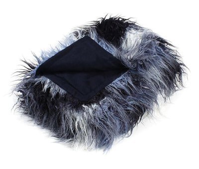 Bc Home Polyester Peluş Süngersiz Mavi Tekli Koltuk Örtüsü 90x140 cm