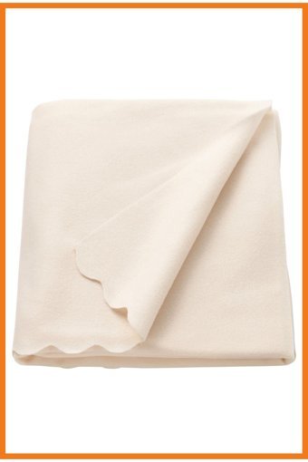 Alony Home Polyester Süngersiz Düz Beyaz Tekli Koltuk Örtüsü 120x160 cm