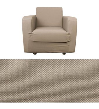 Tuchmall Polyester Likralı Süngerli Petek Desenli Giydirmeli Kahverengi Tekli Koltuk Örtüsü 80x120 cm