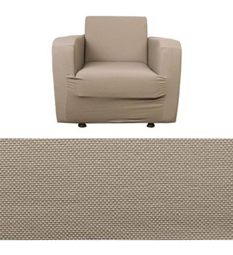 Tuchmall Polyester Likralı Süngerli Petek Desenli Giydirmeli Kahverengi Tekli Koltuk Örtüsü 80x120 cm