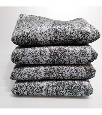 Ayhan Home Polyester Süngerli Mermer Desenli Antrasit Tekli Koltuk Örtüsü 175x215 cm