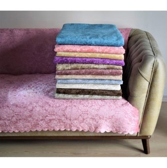 Vera Home Collectıon Polyester Polar Süngerli Mermer Desenli Su Geçirmez Pembe Tekli Koltuk Örtüsü 175x210 cm
