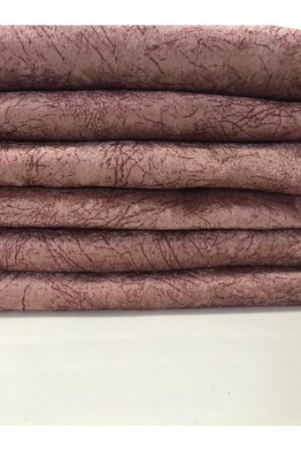 Moda Perde Polyester Süngerli Çizgili Pembe Tekli Koltuk Örtüsü 170x210 cm