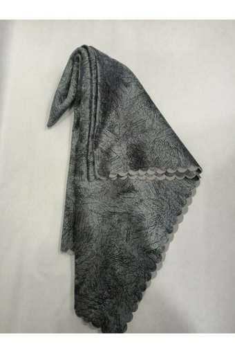 Madame Blue Süngerli Çizgili Gri Tekli Koltuk Örtüsü 170x210 cm