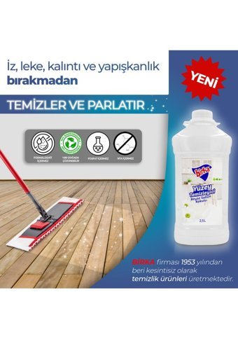 Birka Beyaz Sabun Kokulu Yüzey Temizleyici 6x2.5 lt