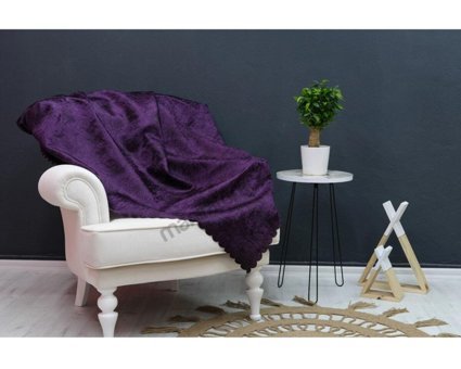 Hazel Polyester Varaklı Süngerli Çizgili Gri Tekli Koltuk Örtüsü 175x215 cm