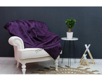 Hazel Polyester Varaklı Süngerli Çizgili Gri Tekli Koltuk Örtüsü 175x215 cm
