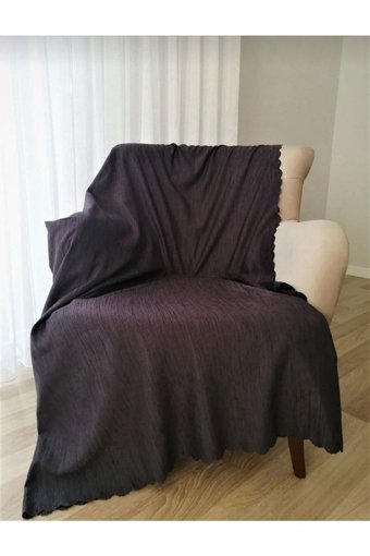 Poyraz Garanti Pamuklu Nubuk Jakarlı Süngersiz Düz Yeşil Üçlü Koltuk Örtüsü 180x220 cm