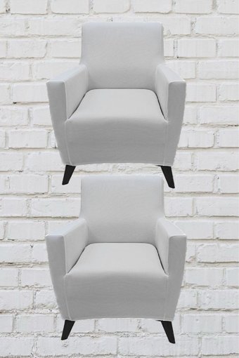Şahane Ev Mikro Polyester Likralı Jakarlı Süngersiz Düz Giydirmeli Lastikli Bej Tekli Koltuk Örtüsü 38x46 cm