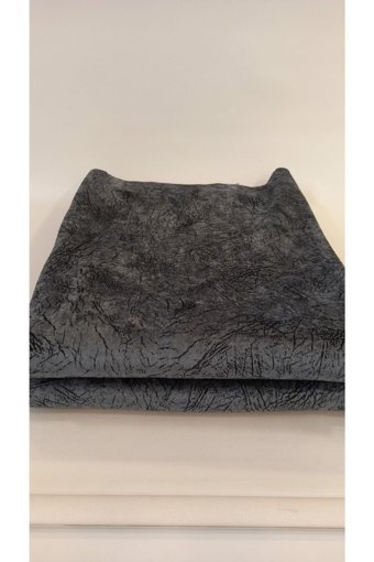 Ceyizimdekor Pamuklu - Polyester Polar Jakarlı Süngerli Antrasit Üçlü Koltuk Örtüsü 185x215 cm