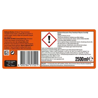 Mr. Muscle Okyanus Sessizliği Yüzey Temizleyici 2.5 lt