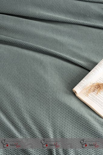 Fabric Box Macar Pamuklu Jakarlı Süngersiz Armürlü Bej Tekli Koltuk Örtüsü 170x230 cm